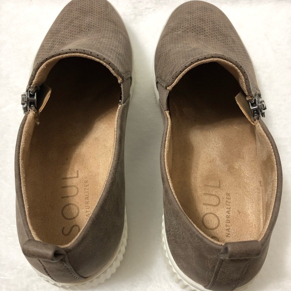 Soul Naturalizer Turner Women Shoes Size 10 Slip-On Taupe Minimalist Comfort - Picture 8 of 10